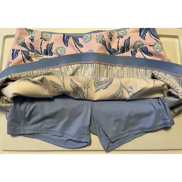 Lilly Pulitzer Luxletic Skort Womens Sz 4 Pink Tropics Monica Golf Floral Skirt - Picture 9 of 11